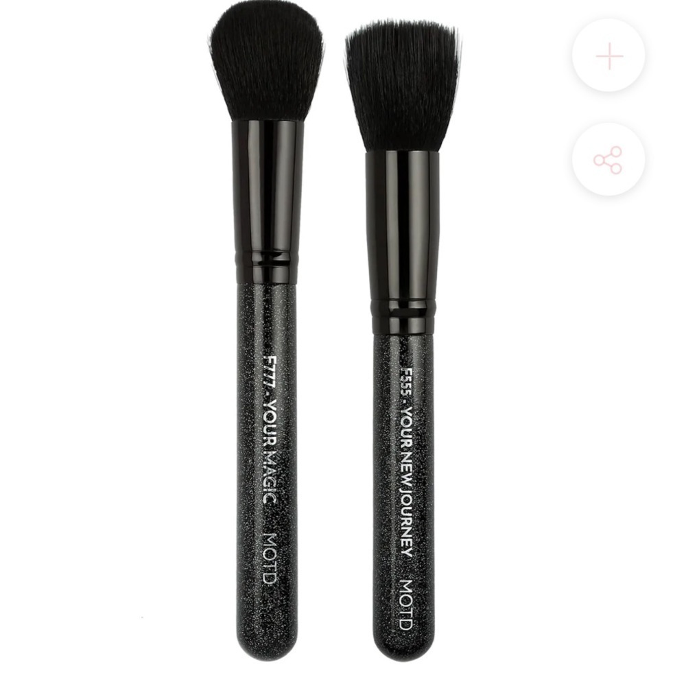 MOTD F777 Your Magic F555 Your New Journey Glitter Makeup Brush‎ Set 2pc